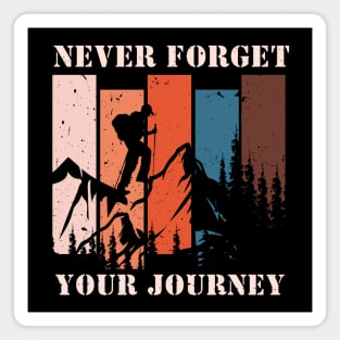 Never Forget Your Journey Magnet